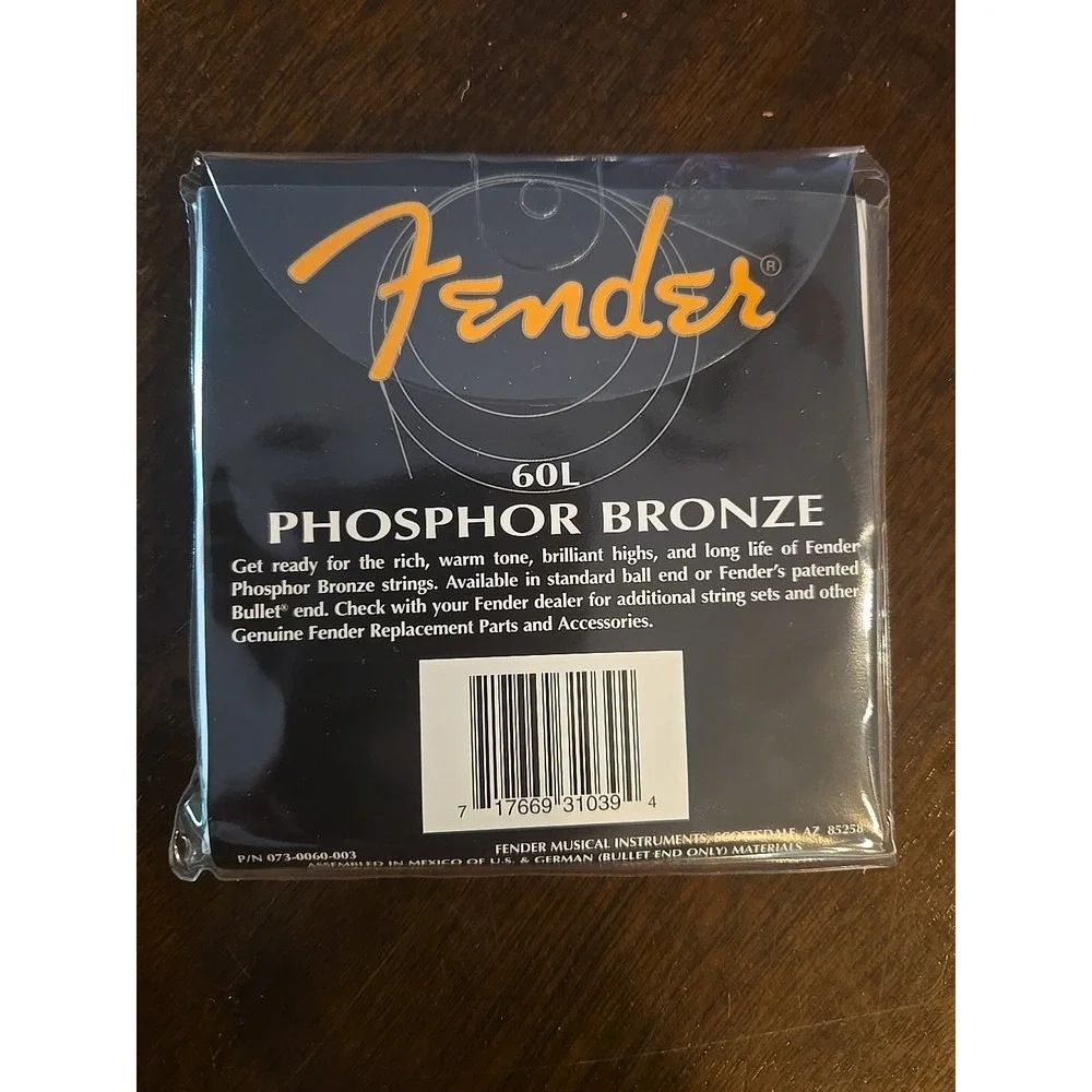 Fender Guitar Strings Ball End 60L Phosphor Bronze Light